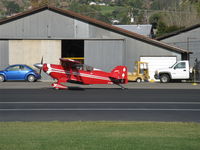 N110BK @ SZP - 2007 Aviat PITTS S-2C, Lycoming AEIO-540-D4A5 260 Hp, taxi to Rwy 04 - by Doug Robertson