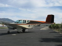 N7303B @ SZP - 1954 Beech E35 BONANZA, Continental E-225-8 225 Hp for one minute at takeoff, window mods, stunning appearance E35. - by Doug Robertson