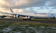 F-GLZN @ TNCM - Air france F-GLZN Just landed at TNCM and making use of you no what