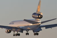 D-ALCH @ KORD - Lufthansa Cargo MD-11F, GEC8208, arriving RWY 28 KORD from EDDF (Frankfurt). - by Mark Kalfas