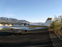 N330Z @ SZP - 1960 Beech 35-A33 DEBONAIR, Continental IO-470-J 225 Hp - by Doug Robertson