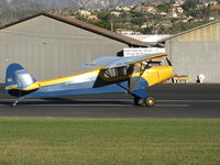 N4535M @ SZP - 1947 Piper PA-11-65 CUB SPECIAL, Continental A&C65 65 Hp, landing roll Rwy 04 - by Doug Robertson