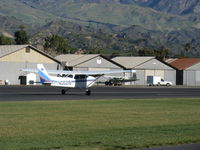 N66215 @ SZP - 1983 Cessna 172P, Lycoming O-320-D2J 160 Hp, takeoff roll Rwy 04 - by Doug Robertson
