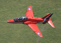 XX266 - Royal Air Force 'Red Arrows' transitting the M6 Pass, Cumbria. - by vickersfour