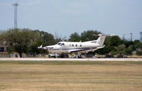 N224JD @ KAUS - PC12 departs 17L. - by Darryl Roach