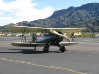 N110AS @ SZP - 2005 Waco Classic YMF-F5C, Jacobs R755B 275 Hp, taxi - by Doug Robertson