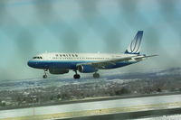 N483UA @ KBIL - Airbus A320