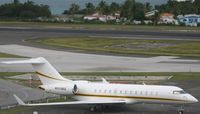 N393BZ @ TNCM - N393BZ park at the cargo ramp TNCM