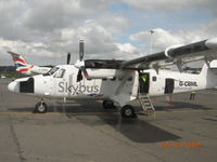 G-CBML @ EGHE - Pre flight preparations - by Lynda M. Fee
