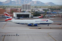 G-BNLA @ PHX - G-BNLA taxiing down Bravo to the gate - by AJ Heiser