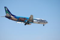 N705AS @ LAX - N705AS short final rwy 24R - by AJ Heiser