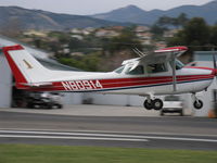 N80914 @ SZP - 1976 Cessna 172M, Lycoming O-320-E2D 150 Hp, landing Rwy 04 - by Doug Robertson