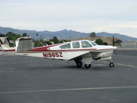 N1965Z @ SZP - 1965 Beech S35 BONANZA, Continental IO-520-B 285 Hp, tip tanks - by Doug Robertson