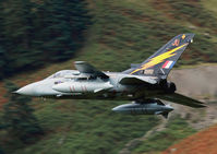 ZE734 - Royal Air Force. Operated by 111 Squadron, coded 'JU' and wearing a special scheme. Dunmail Raise, Cumbria. - by vickersfour