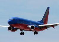 N460WN @ DAL - Landing at Love Field. - by paulp