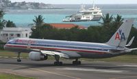 N666A @ TNCM - American N666A Landing at TNCM