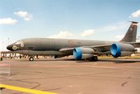 58-0100 @ MHZ - KC-135R Stratotanker 100 Proof of the 351st Air Refuelling Squadron/100th Air Refuelling Wing on display at the 1993 Mildenhall Air Fete. - by Peter Nicholson