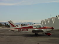 N7405W @ CCB - Parked in transient parking - by Helicopterfriend