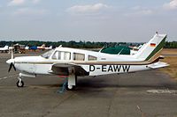 D-EAWW @ EGLK - Piper PA-28R-201 Arrow III [28R-7837199] Blackbushe~G 27/08/2003. Seen when based here for a while at Blackbushe. - by Ray Barber