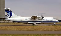EI-CPT @ EGGW - Aerospatiale ATR-42-312 [191] (Aer Arann) Luton~G 28/08/2003. Seen taxiing out for departure at Luton. - by Ray Barber