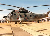 U-278 @ MHZ - S-61A Sea King of Esk 722 Royal Danish Air Force in the static park at the 1993 Mildenhall Air Fete. - by Peter Nicholson