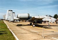 82-0655 @ MHZ - A-10A Thunderbolt of 510th Fighter Squadron at Spangdahlem on display at the 1993 Mildenhall Air Fete. - by Peter Nicholson
