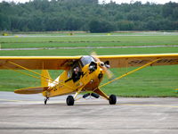 SE-BEL @ ESGP - Piper J3C-65 Cub SE-BEL Göteborgs VeteranFlygsällska - by Alex Smit