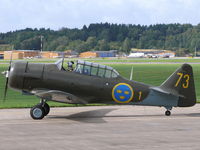 SE-FVU @ ESGP - North American AT-16 Harvard SE-FVU Västgöta Veteranflygförening painted as Swedish Air Force 16073/73/1 SE-FVU @ ESGP - North American AT-16 Harvard SE-FVU Västgöta Veteranflygförening painted as Swedish Air Force 16073/73/1