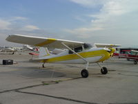 N60660 @ CNO - Tied down and parked - by Helicopterfriend