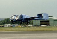 G-BLFC @ FARNBOROUG - Optica Industries Ltd G-BLFC Farnborough late 1980's - by Keith Pengelly