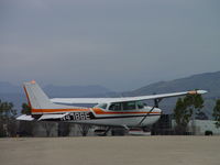 N4786E @ POC - Waiting to use runway 26L for take off - by Helicopterfriend