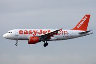 HB-JZG @ EGBB - Swiss Easyjet A319 arriving at BHX - by Terry Fletcher