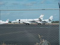 N583QS @ VRB - C560 outside Sun Aviation - by simkatu