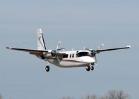 N690AX @ DTN - Landing on runway 14 at Downtown Shreveport. - by paulp