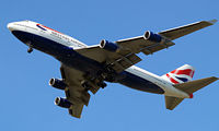 G-CIVU @ EGLL - Boeing 747-436 [25810] (British Airways) Home~G 24/06/2006. Seen on approach 27R at Heathrow.