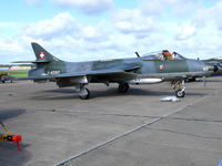 SE-DXM @ ESGP - Hawker Hunter F58 SE-DXM Swedish Air Force Historic Flight painted as Swiss Air Force J-4082