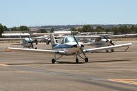 VH-JIS @ YPPF - Beech 77 Skipper at Parafield Airport, South Australia in 2008. - by Malcolm Clarke