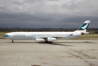 B-HXE @ CYVR - Cathay Pacific A340-300 - by Andy Graf-VAP