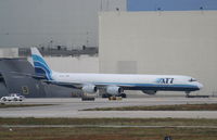 N823BX @ KLAX - ATI DC-8-71F on the old Continental maintenance ramp KLAX. - by Mark Kalfas