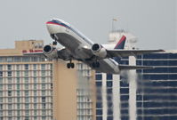 N305WA @ KLAX - Delta Airlines Boeing 737-347, 25R departure KLAX. - by Mark Kalfas