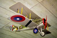 G-BFYO @ EGSU - Spad XIII (replica) at The Imperial War Museum, Duxford. - by Malcolm Clarke
