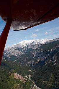 OE-KFG @ IN FLIGHT - Its cold in an aircraft without a door installed. But its funny also
