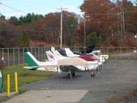 N1427X @ KBVY - N1427X parked on East side on Beverly Municipal. - by Samuel D.