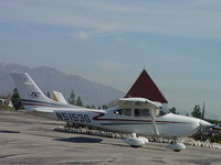 N5153G @ CCB - Parked by Maniac Mike's - by Helicopterfriend