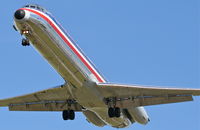 N570AA @ KLAX - American Airlines MD-83, short final 25L KLAX. - by Mark Kalfas