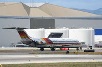 XA-SWH @ KLAX - Aero California McDonnell Douglas DC-9-32 (cn 47236/450), off of 25L at Papa KLAX. - by Mark Kalfas
