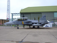 9819 @ EGQL - Czech AF  Gripen from 211tl at Leuchars airshow 2008 - by Mike stanners