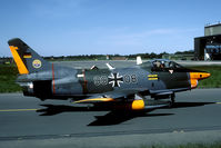 99 08 @ ETNH - In the eighties a number of German G-91s soldiered on in the target tow role. - by Joop de Groot
