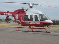 N519MT @ KTUS - Lifeline Helicopter at Med-Trans hangar, KTUS - by Ehud Gavron