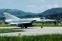 J-2302 @ LSME - This is one of the least seen Mirages of the Swiss AF. From the beginning it has been used as a test bed and did make just some hundreds of flying hours. - by Joop de Groot